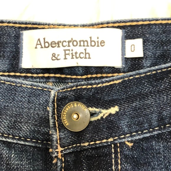 Abercrombie & Fitch Denim Shorts - Size 0 - Picture 3 of 8